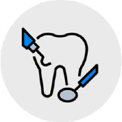 Dental care, including dental cleaning is included for free.